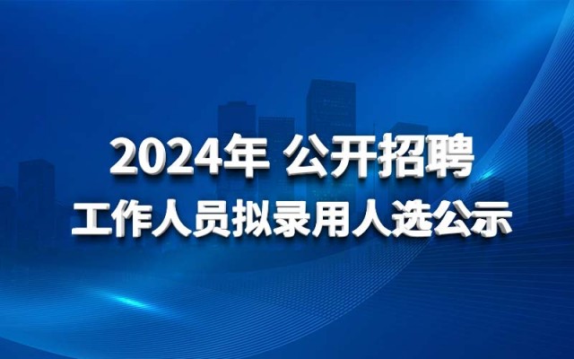 爱游戏ayx|登录官网2024年公开招聘工作人员拟录用人选公示